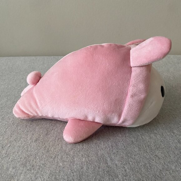 NWT San-X Mamegoma Seal in Pink Bunny Costume Plush Japan 10" 2018 - Picture 2 of 9